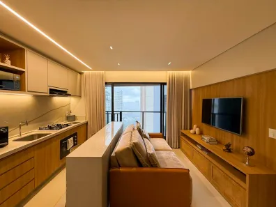 Apartamento com 1 Quarto para alugar, 45m² no Setor Bueno, Goiânia
