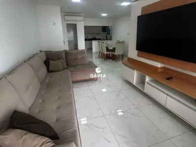 Apartamento com 3 Quartos para alugar, 140m² no Guilhermina, Praia Grande