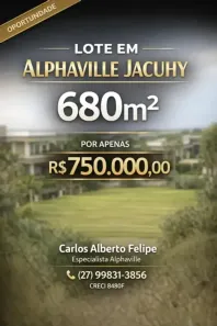 Lote/Terreno à venda, 680m² no Jacuhy, Serra