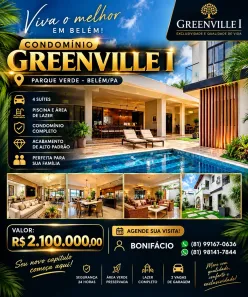 Casa de Condomínio com 4 Quartos à venda, 400m² no Parque Verde, Belém