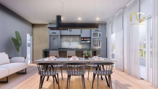 Apartamento com 2 Quartos à venda, 80m² no Caiçara, Praia Grande
