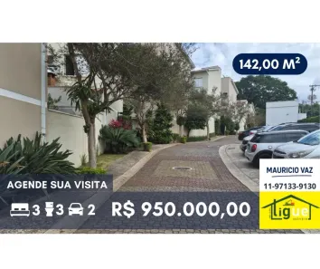 Casa de Condomínio com 3 Quartos à venda, 142m² no Vila São Silvestre, São Paulo
