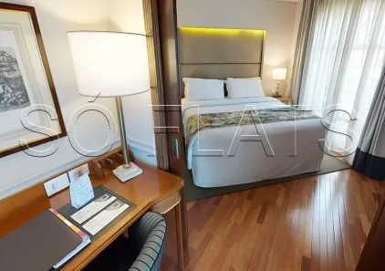 Flat com 1 Quarto à venda, 30m² no Cidade Monções, São Paulo