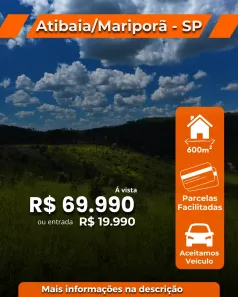 Lote/Terreno à venda, 600m² no Terra Preta (Terra Preta), Mairiporã