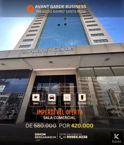Sala Comercial à venda, 64m² no Santa Rosa, Cuiabá