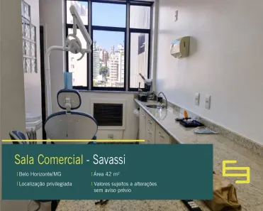 Sala Comercial à venda, 42m² no Santo Antônio, Belo Horizonte