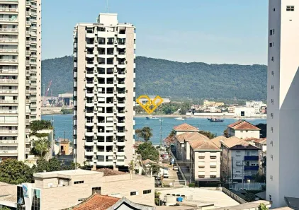 Apartamento com 2 Quartos para alugar, 130m² no Ponta da Praia, Santos