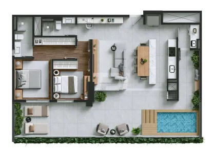 Apartamento com 2 Quartos à venda, 126m² no Portão, Curitiba