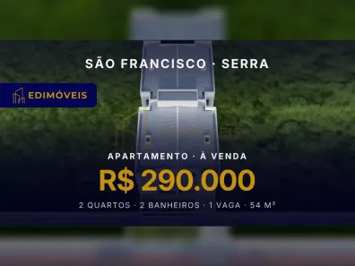Apartamento com 2 Quartos à venda, 54m² no São Francisco, Serra