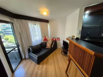 Flat com 1 Quarto para alugar, 45m² no Cidade Monções, São Paulo