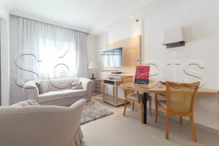 Apartamento com 1 Quarto para alugar, 33m² no Jardim Paulista, São Paulo