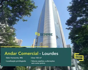 Imóvel Comercial à venda, 183m² no Lourdes, Belo Horizonte