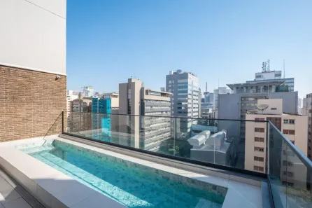 Apartamento com 1 Quarto para alugar, 25m² no Paraíso, São Paulo