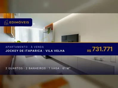 Apartamento com 2 Quartos à venda, 61m² no Jockey de Itaparica, Vila Velha