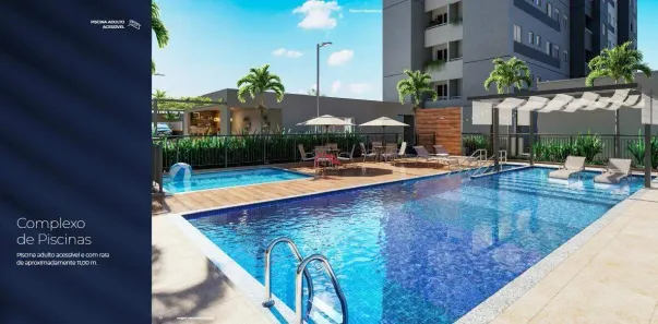Apartamento com 2 Quartos à venda, 52m² no Jardim do Lago, Uberaba