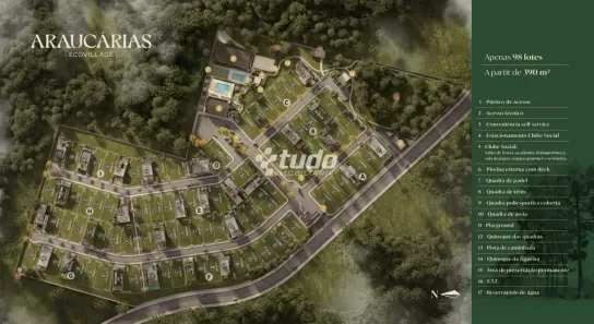 Lote/Terreno à venda, 586m² no Centro, Portão