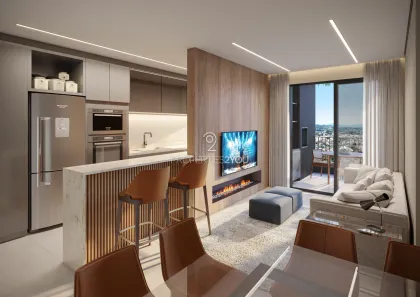 Apartamento com 2 Quartos à venda, 68m² no Cabral, Curitiba