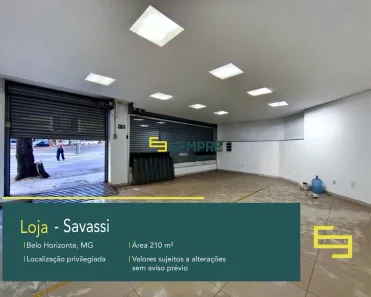 Ponto Comercial para alugar, 210m² no Savassi, Belo Horizonte