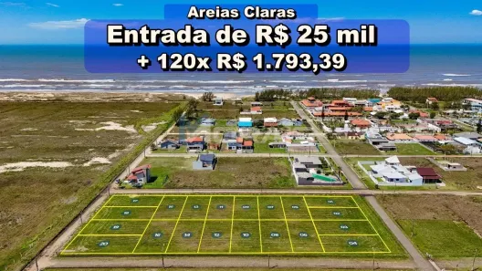 Lote/Terreno à venda, 300m² no Praia Areias Claras, Balneário Gaivota