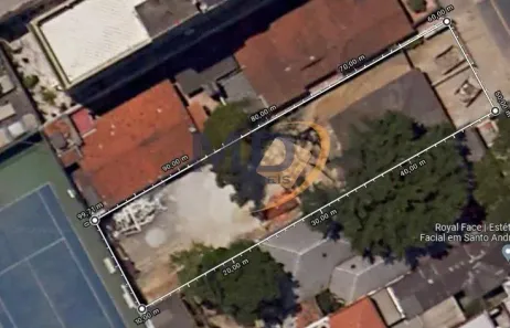 Lote/Terreno para alugar, 400m² no Jardim, Santo André