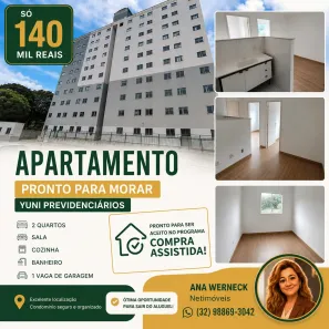 Apartamento com 2 Quartos à venda, 50m² no São Geraldo, Juiz de Fora
