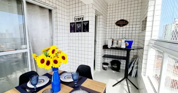 Apartamento com 1 Quarto à venda, 43m² no Maracanã, Praia Grande