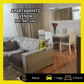 Apartamento com 3 Quartos à venda, 74m² no Mauá, São Caetano do Sul