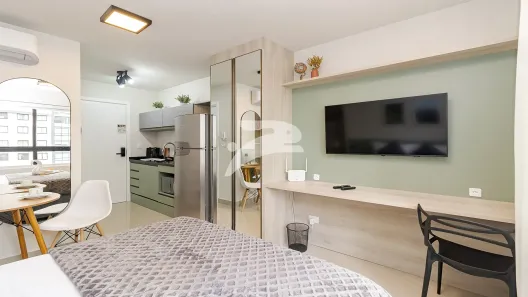 Apartamento com 1 Quarto para alugar, 21m² no Centro, Curitiba