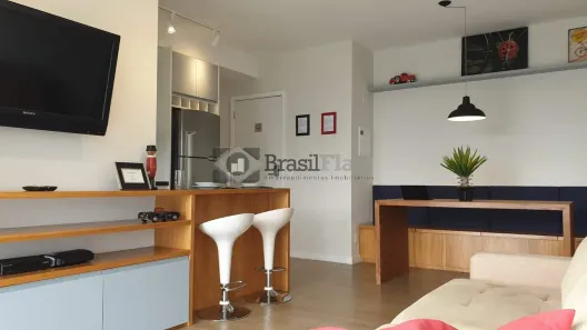 Apartamento com 1 Quarto para alugar, 55m² no Santo Amaro, São Paulo