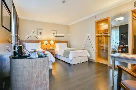 Flat com 1 Quarto à venda, 29m² no Cidade Monções, São Paulo