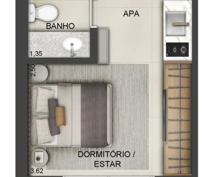 BROOKLIN STUDIOS BY LINDENBERG no Brooklin Novo, São Paulo
