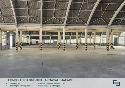 Galpão/Depósito/Armazém para alugar, 1390m² no Jardim Califórnia, Jacareí