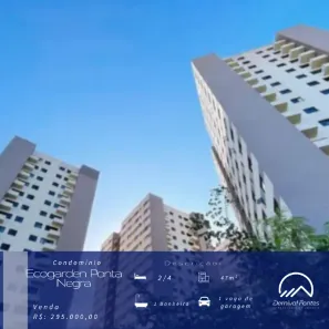 Apartamento com 2 Quartos à venda, 47m² no Ponta Negra, Natal