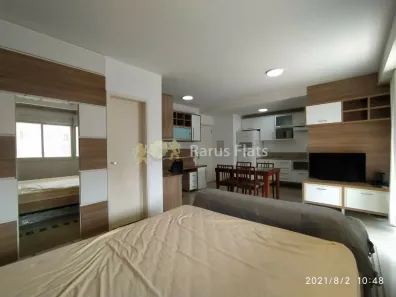 Flat com 1 Quarto para alugar, 47m² no Cidade Monções, São Paulo