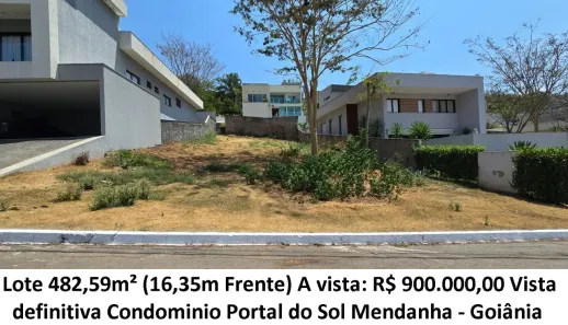 Lote/Terreno à venda, 482m² no Residencial Parque Mendanha, Goiânia