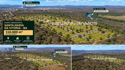 Lote/Terreno à venda, 110000m² no Aeroporto, Santa Maria da Vitória