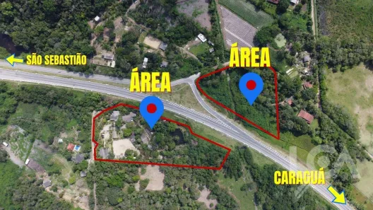 Lote/Terreno à venda, 18667m² no Travessão, Caraguatatuba