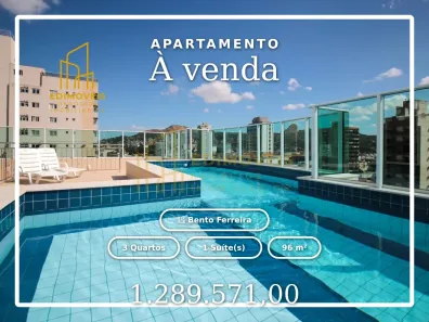 Apartamento com 3 Quartos à venda, 96m² no Bento Ferreira, Vitória