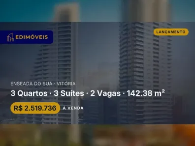 Apartamento com 3 Quartos à venda, 142m² no Enseada do Suá, Vitória