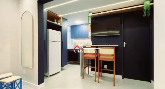 Apartamento com 1 Quarto à venda, 28m² no José Menino, Santos