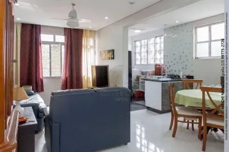 Apartamento com 2 Quartos à venda, 65m² no Boqueirão, Santos
