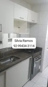 Apartamento com 3 Quartos para alugar, 84m² no Ponta Negra, Manaus