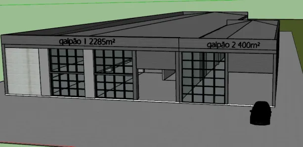 para alugar, 2285m² no Maria Áurea, Pindamonhangaba