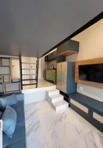 Apartamento com 1 Quarto para alugar, 24m² no Jardim das Acácias, São Paulo