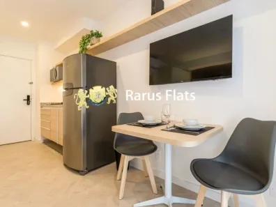 Flat com 1 Quarto para alugar, 25m² no Pinheiros, São Paulo