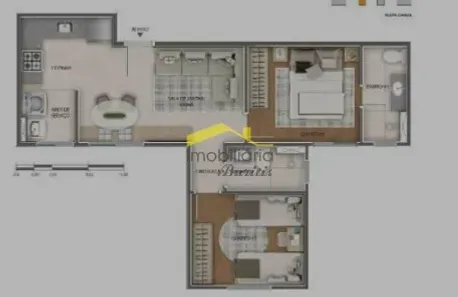 Apartamento com 2 Quartos à venda, 48m² no Palmeiras, Belo Horizonte