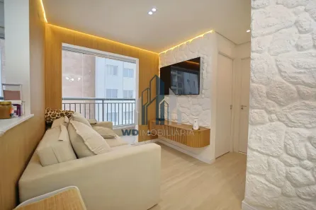 Apartamento com 2 Quartos para alugar, 46m² no Vila Guilhermina, São Paulo