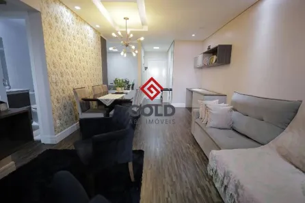Apartamento com 3 Quartos para alugar, 91m² no Vila América, Santo André