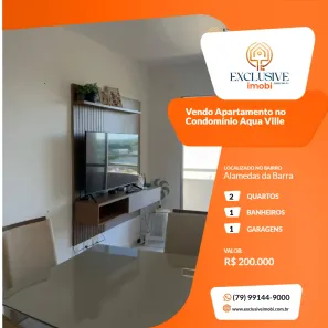 Apartamento com 2 Quartos à venda, 50m² no Zona de Expansão (Olhos D'Agua), Barra dos Coqueiros