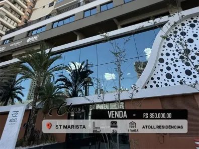 Apartamento com 3 Quartos à venda, 80m² no Setor Marista, Goiânia